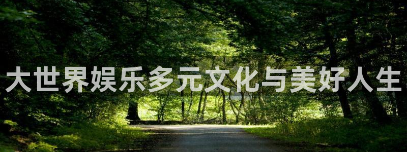 U8国际体育代理：大世界娱乐多元文化与美好人生