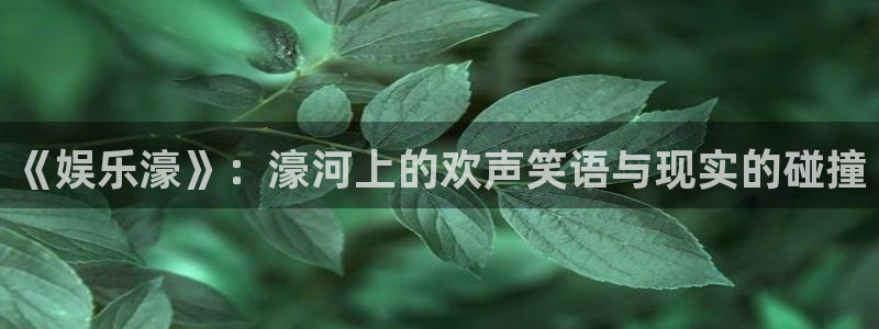 U8国际平台在线注册：《娱乐濠》：濠河上的欢声笑语与现实的碰撞