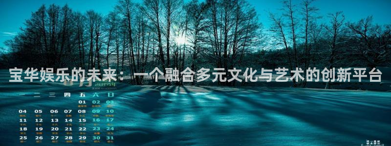 U8国际体育官网注册：宝华娱乐的未来：一个融合多元文化与艺术的创新平台